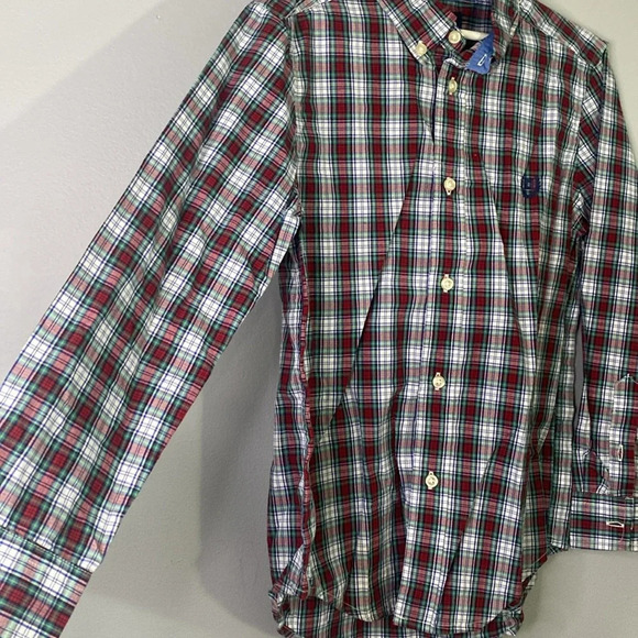 Chaps Long Sleeve Boys Button Up Shirt Size 7 - Picture 5 of 8